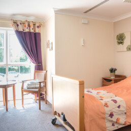 QH carousel image displaying a typical room here at our care home